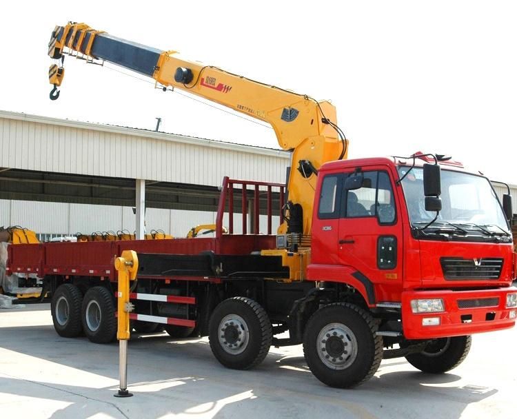 10tons Crane-Mounted Truck Sq10sk3q Truck Mounted Telecoping Crane