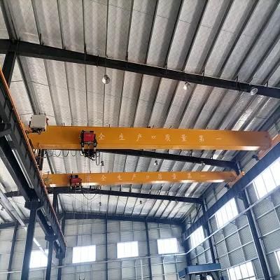 Dy Workshop Hoist Double Beam 20 Ton Overhead Bridge Crane