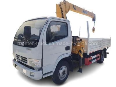 China Dongfeng Truck 2ton 3.2ton Truck with Crane Weight for Sales