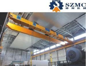 Qe Double Girder Overhead Bridge Crane with Double Electric Trolley