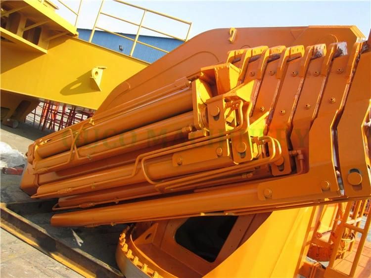 Handling with Strong Force 5t20m Folding Telescopic Marine Crane