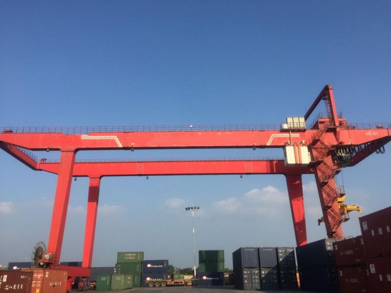 China New 40ton Rmg5508 Rail-Mounted Container Gantry Crane