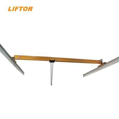 Liftor CE Certificate Europe Style Bridge Crane 1 2 3 5 10 Ton Single Girder Overhead Crane Price for Sale