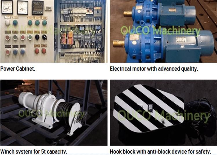 Marine Ship Crane with Electrical System Stiff Boom High Efficiency