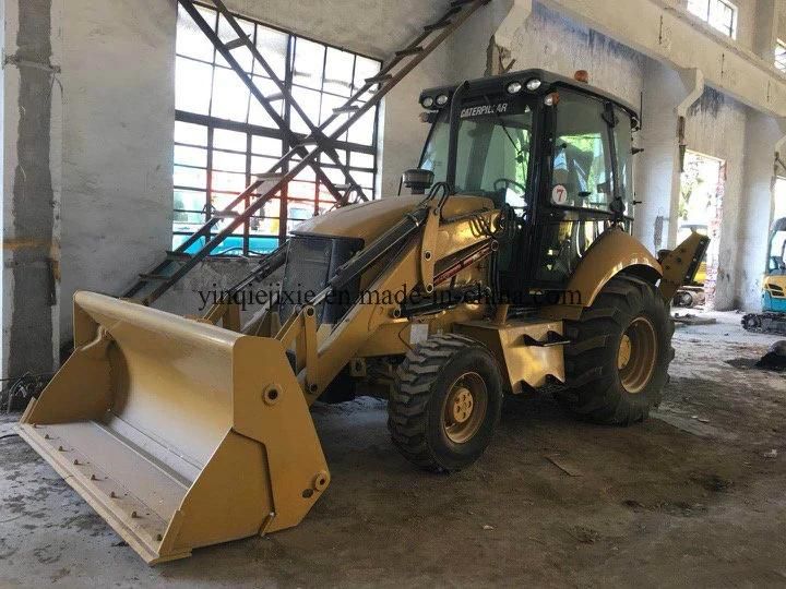 Used Cat 420f Backhoe Loader, Secondhand Caterpillar 420f Skid Steer Loader with High Quality in Low Price
