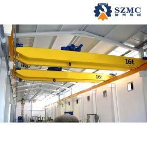 Lh Double Girder Overhead Crane with Electric Hoist Indoor Lifting Equipment