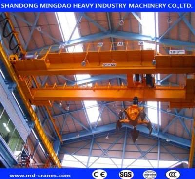 Environment- Friendly 15t Grab Bucket Crane with Remote Control Wireless