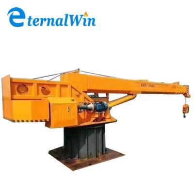 Customized Small Hydraulic Crane 8ton Marine Knuckle Boom Deck Crane