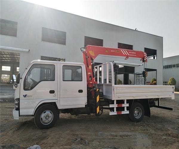 Isuzu Npr 3.2tons Stright Arm Truck with Crane Mobile Truck Crane