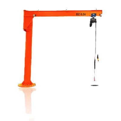 Floor Mounted Jib Cranes Electric Lifting Equipment 1t