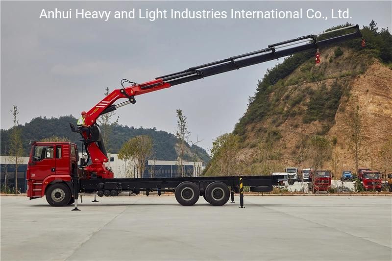 27ton Spk55502 Model Knuckle Boom Crane Hydraulic Mobile Mounted Truck Crane Hydraulic Telescopic Boom Truck Mounted Crane Cargo Crane with Promotion