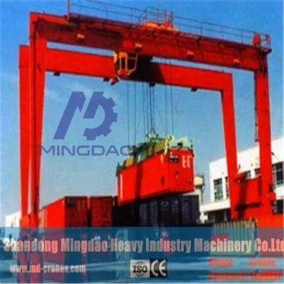 Portainer Single Lift Container Crane with Self-Propelled Trolley