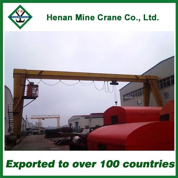 Box Type Single Girder Electric Hoist Gantry Crane