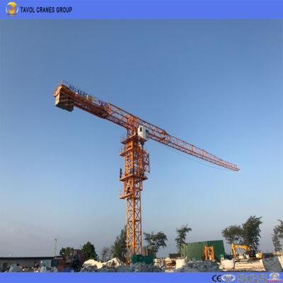 China Flat-Top Construction Crane Qtz80 PT5610 6ton Topless Tower Crane for Sale