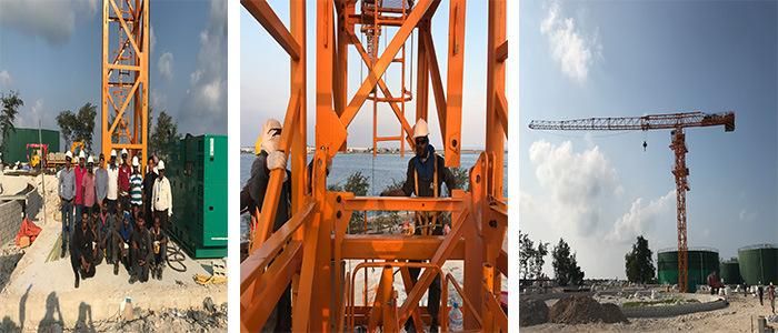 High Quality 50m Boom Load Topless Tower Crane