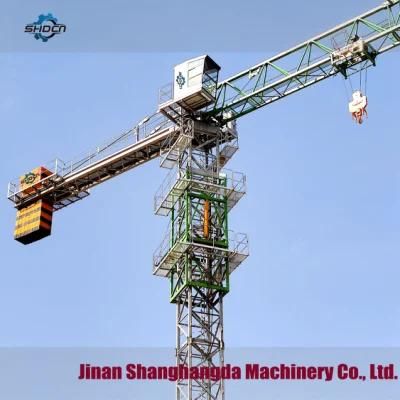 Qtp80-6010-6t Building Tower Crane with Small Floor Space