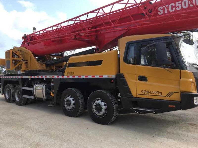 Famous Brand 50ton Truck Crane Stc500e5 Mobile Pickup Crane in Uzbekistan