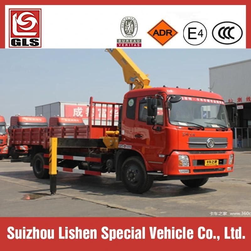 Dongfeng 5ton /6.3 Ton Knukled Boom Truck with Crane