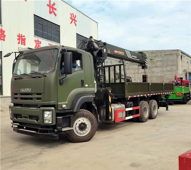 China Manufacture Telescopic Boom Truck Mounted Crane