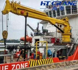 Marine Hydraulic Telescopic Slewing Crane