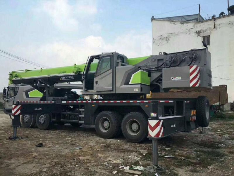 Ztc550 55 Ton Hydraulic Straight Arm Telescopic Boom Truck Crane
