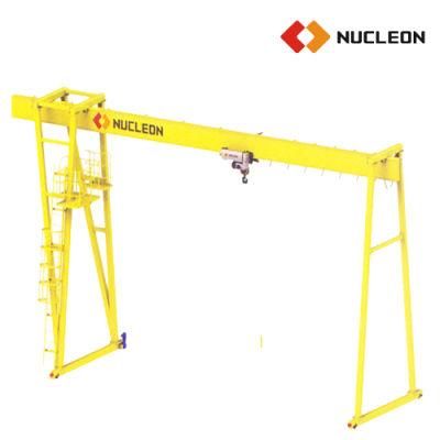 Indoor Shop Used Single Girder Rail Mounted Gantry Crane 5 Ton with Competitive Price