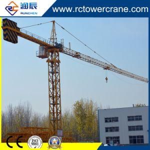 60m Boom Length 1.1 Ton Tip Load Tower Crane for Rail Way Bridge/Building Construction Site