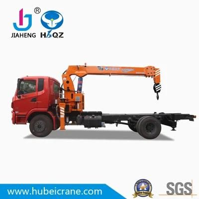 Famous tractor hydraulic crane 10 ton mobile crane telescopic boom SQ10S4