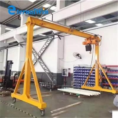 1ton 3ton 5ton Workshop Electric Mobile Portable Gantry Crane Manufacturer