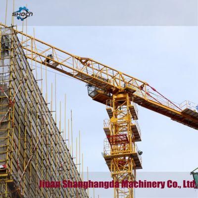 Factory Price Qtp63-5510 56m Arm Length and 6ton Load Capacity Topkit Tower Crane on Hot Sale