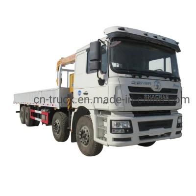 China New Factory Sales Shacman 8X4 12t 14t 16t 20t Truck Crane