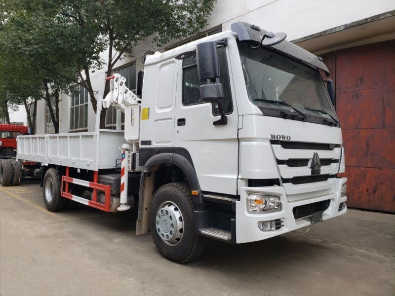 High Quality Used Truck Mounted Crane LHD High Quality 8 Ton 12 Ton 14 Ton Straight Boom Crane Truck Knuckle Boom Crane LHD