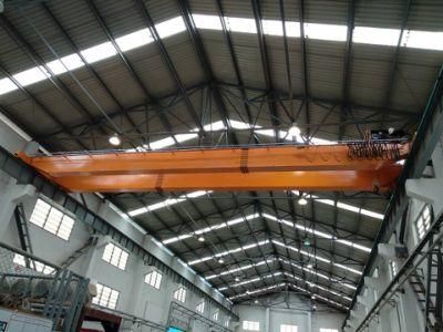 European Standard Double Girder Overhead Crane with Trolley Hoist and Open Winch Hoist