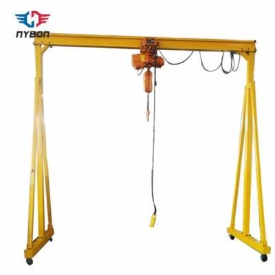 Indoor Portable 3 Ton Mini Gantry Crane with 2 Yesrs Warranty