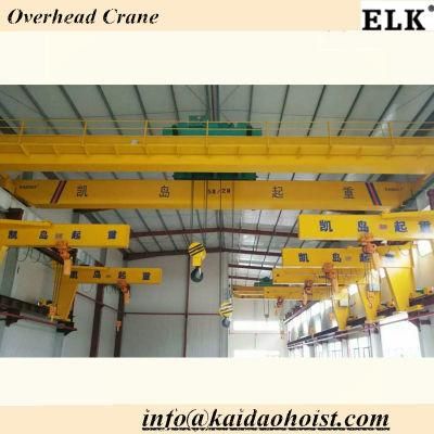 1t--35tons Elk Single Girder Overhead Crane = Top Running Bridge Crane