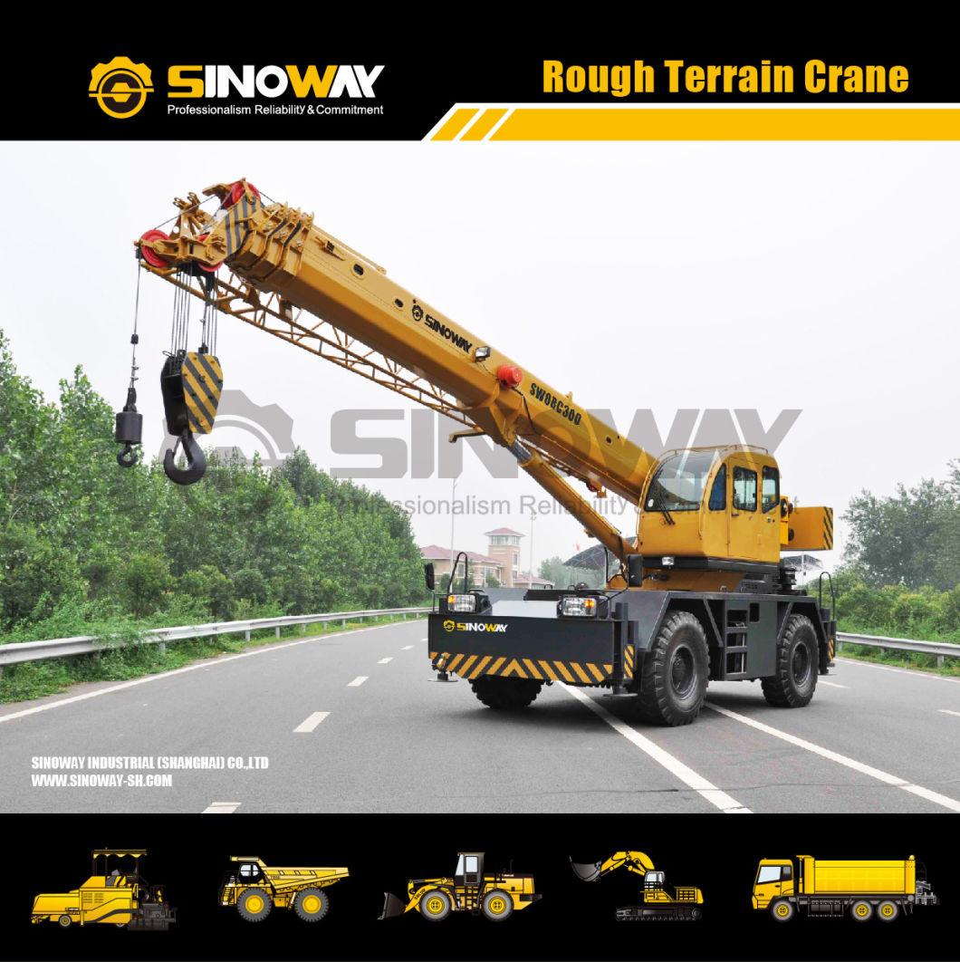 China Rough Terrain Crane, 30 Ton Compact Crane with Cummins Engine