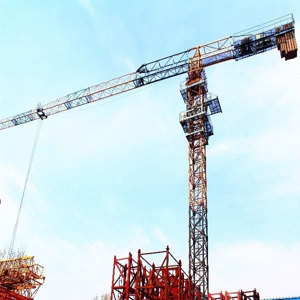 China Flat-Top Construction Crane Qtz80 PT5610 6ton Topless Tower Crane for Sale