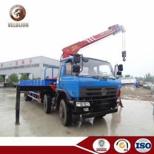 Dongfeng 6X2 Type 8t 10t Hydraulic Crane Telescopic Boom Trcuk with 16m Lifting Height on Sale