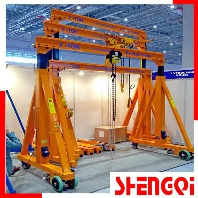 Manual Gantry Crane 2000kg with CE Certificated