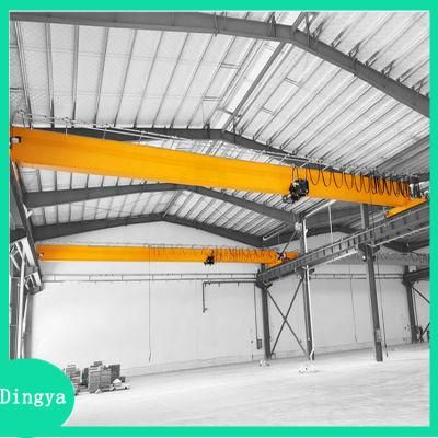 Dy Customized 12ton 14ton A5 Double Girder Eot Warehouse Crane Prefab Warehouse Industrial Crane Price