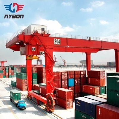 Large Tonnage Long Electric Wireless Remote Control Rmg Gantry Crane Container