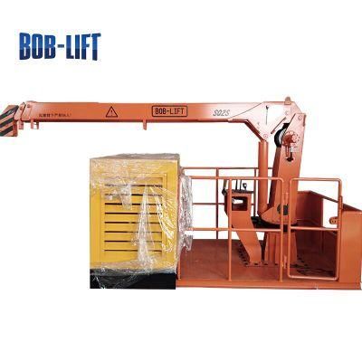 2 Ton Telescopic Fixed Boom Hydraulic Marine Deck Crane