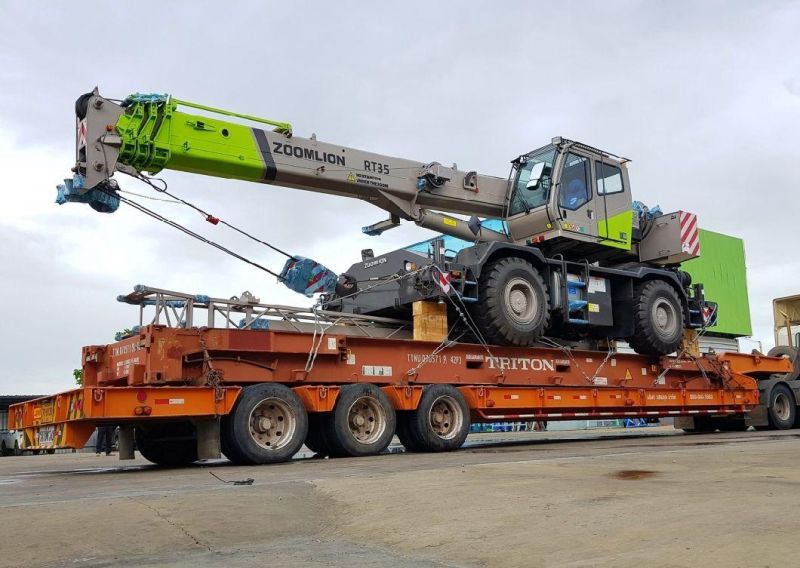 Zoomlion Rough Terrain Crane Rt55/Rt60 Wheel Truck Crane