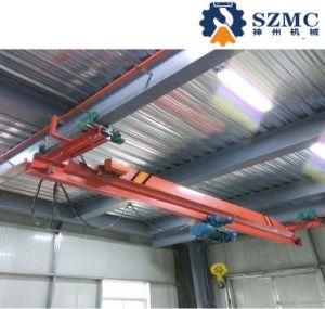 Customized Design Lx Type 5 Ton Indoor Suspension Single Girder Overhead Crane with Electric Hoist