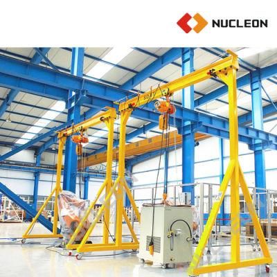 Motorized Movable Mini Mobile Gantry Crane 2 T 3 Ton 5 Ton with Cheap Price