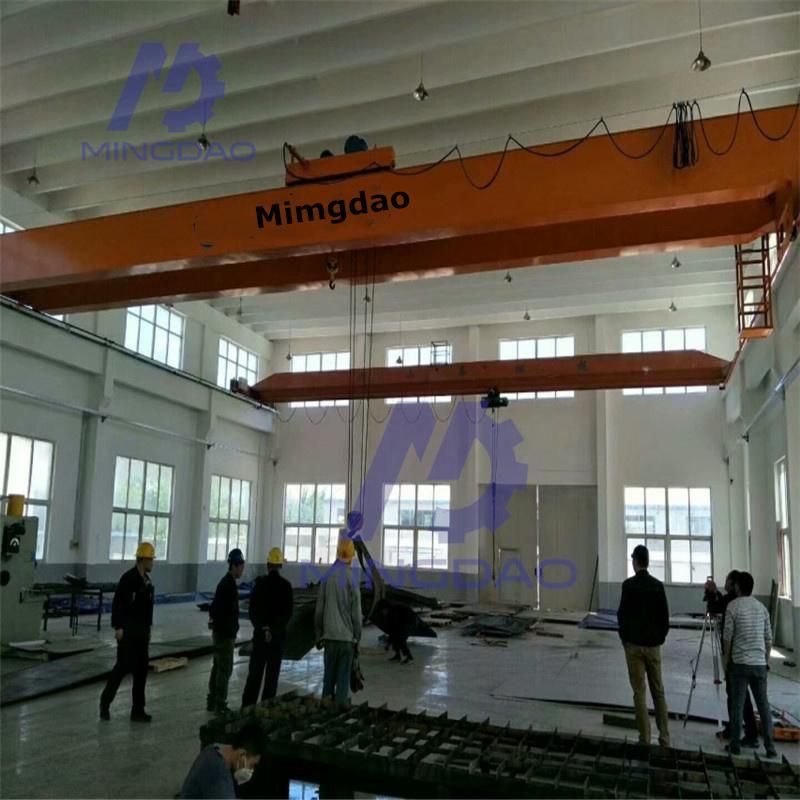 Superior Stable 5t 10t 15t 20t Double Girder Grab Crane with Electric Winch Trolley