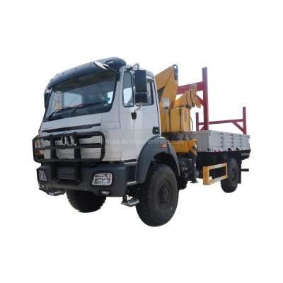 Factory Price North Benz Beiben 4X4 Crane Truck 6.3tons