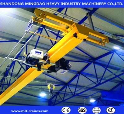 Low Headroom 10t European Crane with Wire Rope Hoist