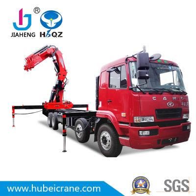 HBQZ Hot Sales SQ760ZB6 Hydraulic Lifting 38 Ton Knuckle boom Mounted truck Crane Factory Direct
