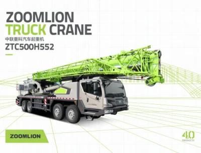 Ztc500h552 Truck Crane 50 Ton Construction Hoisting Machinery